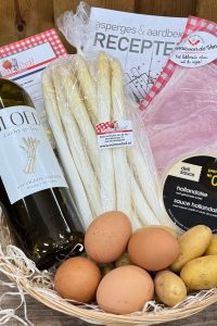 Pakket 3  asperges, wijn, ham, eieren en krielaardappelen